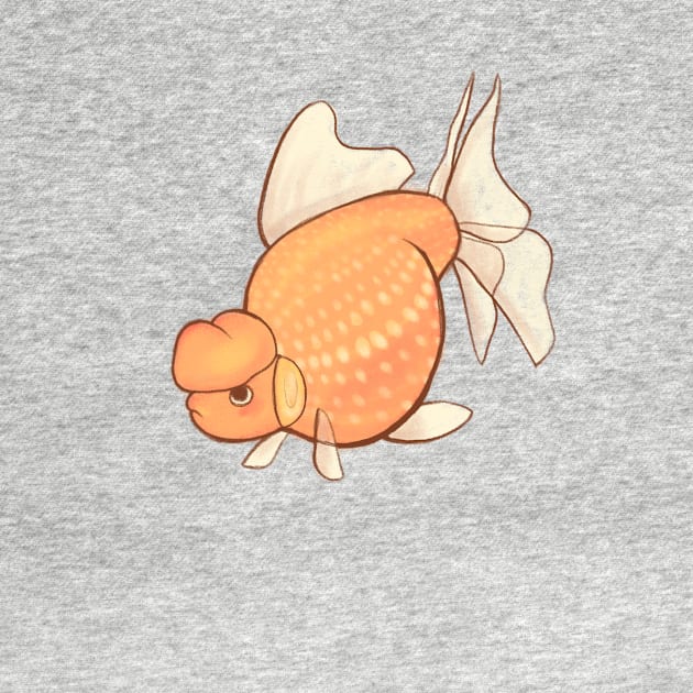 Cute pearlscale goldfish - chubby cute fish by sheehanstudios